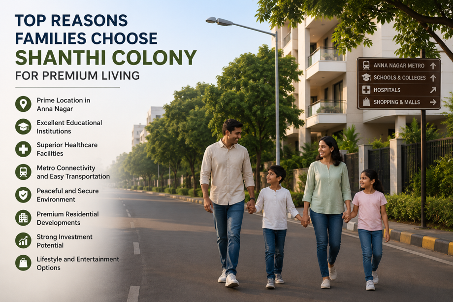 Top Reasons Families Choose Shanthi Colony for Premium Living