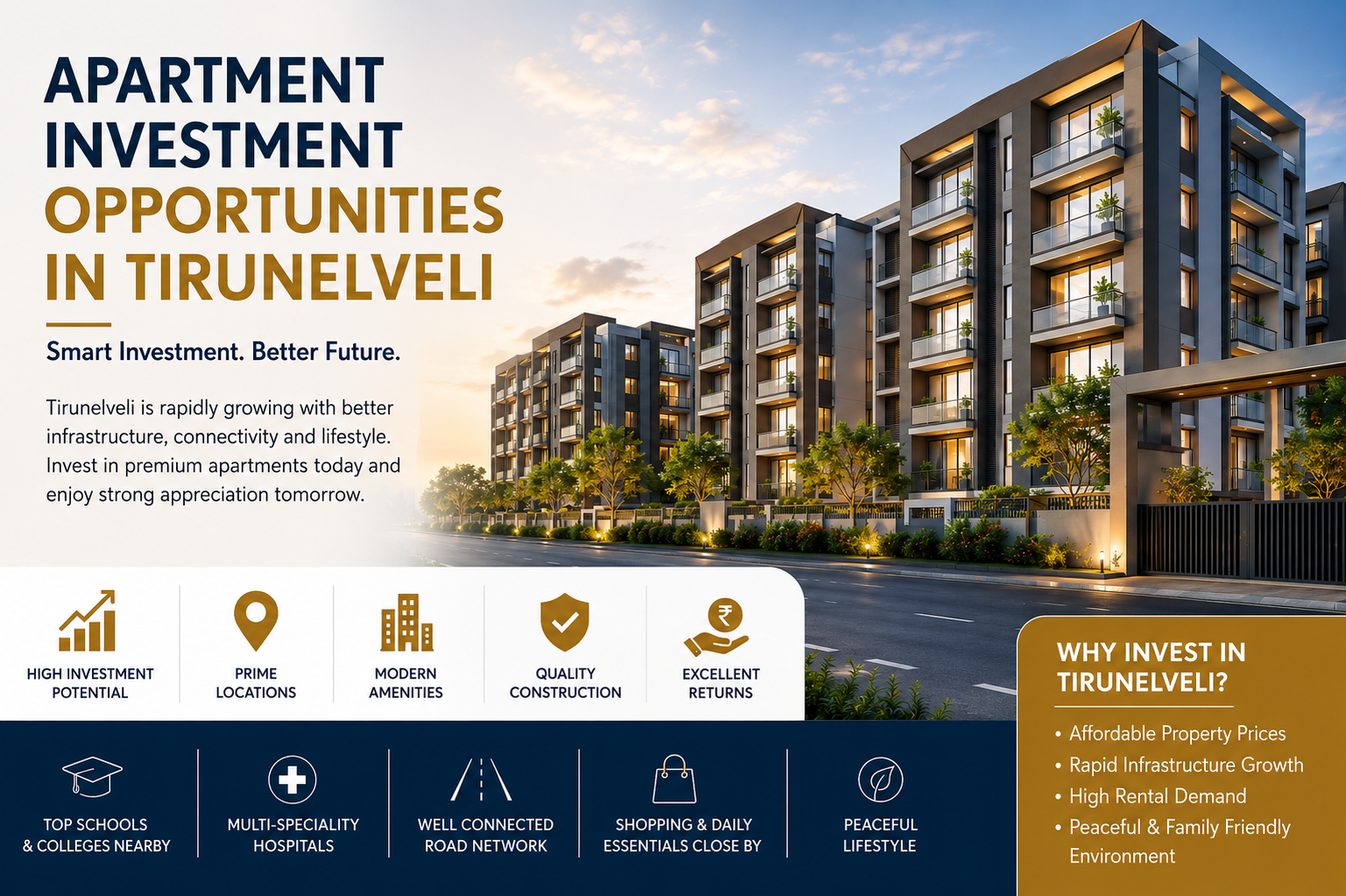 Apartment Investment Opportunities in Tirunelveli Why Now is the Right Time to Buy